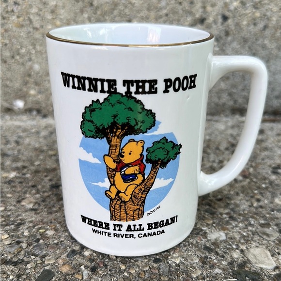 WINNIE THE POOH COFFEE MUG- WHITE RIVER, CANADA- WHERE IT ALL BEGAN! - Picture 9 of 10